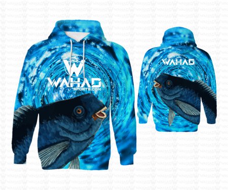 Custom Sublimation Performance Fishing Camo Hoodie