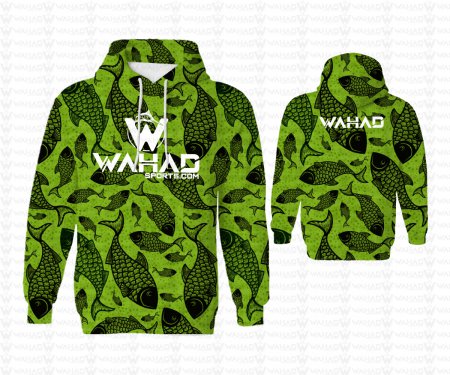 Custom Sublimation Performance Fishing Camo Hoodie